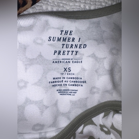 American Eagle x TSITP Green Floral Ribbed Knit Mini Dress - Extra Small - Picture 2 of 13